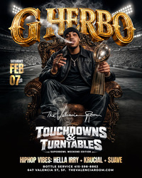 G HERBO at Valencia Room 2.07