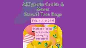 ARTgenta Crafts & More: Stencil Tote Bags