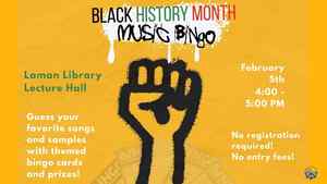 Black History Music Bingo