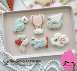 Love is in the Air Cookie Decorating