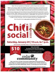 Chili Social and Used Book Sale