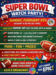 Super Bowl Watch Party @ Poppin' Off