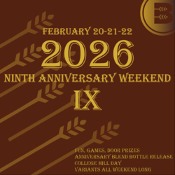 Brink Brewing Co's Nine Year Anniversary Weekend