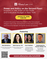 Power and Policy on the Second Floor: Experts on the State of the State and Executive Budget in NY