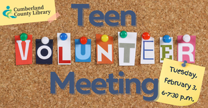 Teen Volunteer Meeting