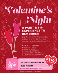 Valentine's Night — a Paint & Sip Experience to Remember