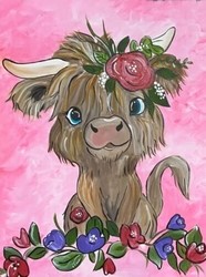 "Moo in Bloom" In-Studio Paint Party!