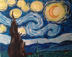 "The Starry Night" In-Studio Paint Party!