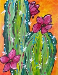 "Cactus in Bloom" In-Studio Paint Party!