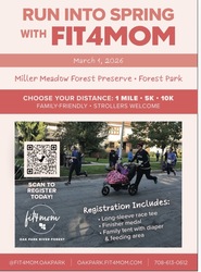 FIT4MOM RUN INTO SPRING – 1 MILE, 5K & 10K