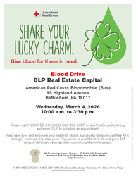 DLP Real Estate Capital Community Blood Drive