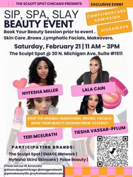 SIP, SPA, SLAY BEAUTY EVENT: FEBRUARY 21, 2026