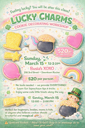 Lucky Charms Inspired Cookie Decorating Workshop