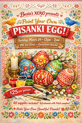 Paint Your Own Polish Pisanki Egg Workshop
