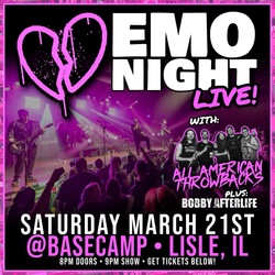 Emo Night With All American Throwbacks & Dj Bobby Afterlife Live!