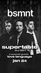 Supertaste: MCH Winter Tour Official Afterparty at bsmnt (FREE Entry b4 11PM)