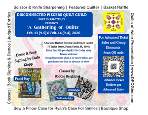 A Gathering of Quilts, Feb. 13 & 14,at CHEC in Punta Gorda, Benefits Charities and Veterans
