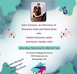 Salut d'Amour: An Afternoon of Romantic Violin and Piano Music