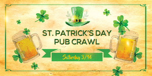 Huntington Beach St Patrick’s Day Bar Crawl & Block Party - 8+ bars!
