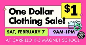 Shop the Buffalo Exchange x Carrillo K-5 Magnet School $1 Sale for a Great Cause!