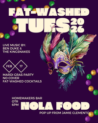Fat-Washed Tuesday - Mardi Gras