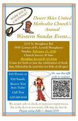 Western Sunday Event at Desert Skies United Methodist Church