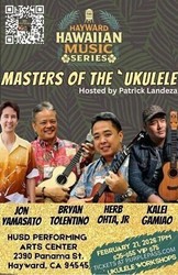 Hayward Hawaiian Music Series Presents Masters of the 'Ukulele