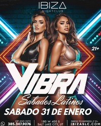 Vibra Sábados Latinos at IBIZASLC | Latin Night in Salt Lake City – January 31, 2026