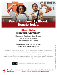 Moravian University Bahnson Center Community Blood Drive