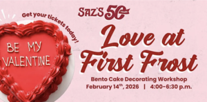 Love at First Frost: Valentine's Bento Cake Decorating Class