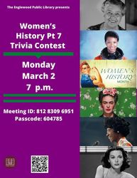 Women's History Trivia Contest Pt 7