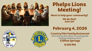 Phelps Lions Club Meeting