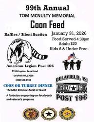 99th Annual Tom McNulty Memorial Coon Feed