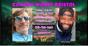 Friday & Saturday Night Comedy @ 8:30 PM in Bristol, Pa. Tickets only $25 each!