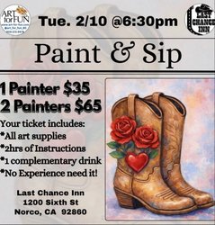 Paint Nite @Last Chance Inn Lounge