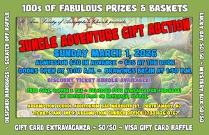 JUNGLE ADVENTURE GIFT AUCTION/TRICKY TRAY