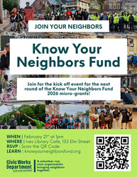 Know Your Neighbor Kick Off
