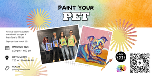 Beginner Paint Your Pet – Scroll for Ticket/Photo Link! 🐾✨