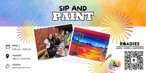 Fiery Desert Paint and Sip at Roadies