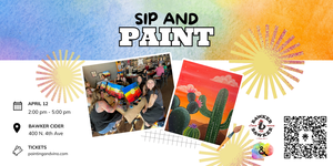 Desert Vibes Paint and Sip at Bawker Cider