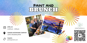 Desert Wolf Paint and Brunch at Sonora Moonshine Co.