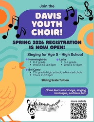 Davis Youth Choir Registration Now Open!