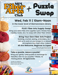 Fiber Arts Club + Puzzle Swap
