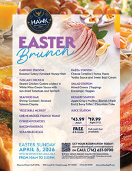 Easter Brunch at Diamond Hawk