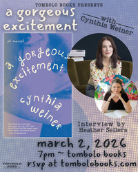 A Gorgeous Excitement: An Evening with Cynthia Weiner