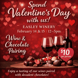 Valentine's Weekend Chocolate & Wine Pairing