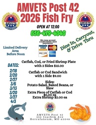 AMVETS Post 42 Fish Fry