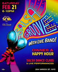 Salsa Groove | Dance Class & Happy Hour w/ LIVE BAND!