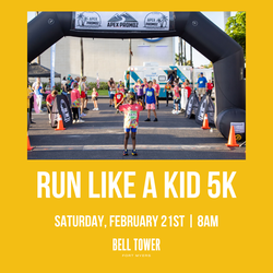 BELL TOWER KICKS ‘RUN LIKE A KID’ 5K