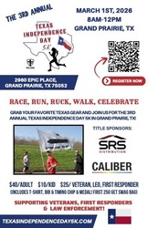 3rd Annual Texas Independence Day 5K